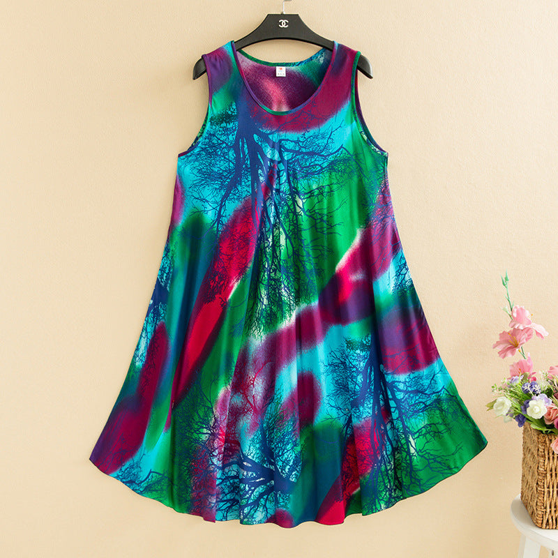 Cotton Vest Dress Ethnic Women's Clothing Retro