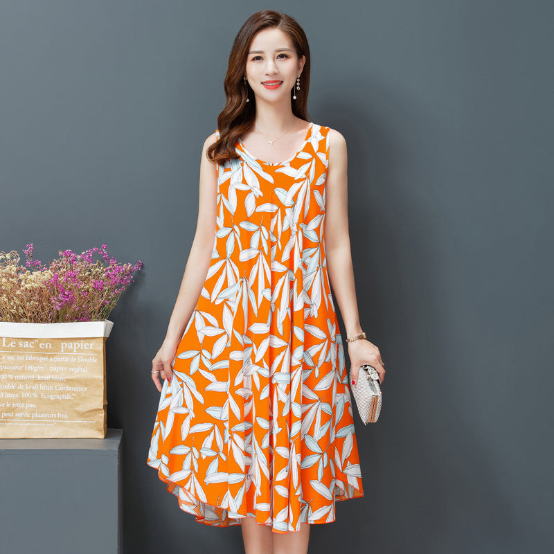 Cotton Vest Dress Ethnic Women's Clothing Retro