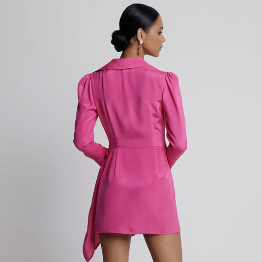 Shirt Skirt Dress Bow Knot Right Angle Shoulder