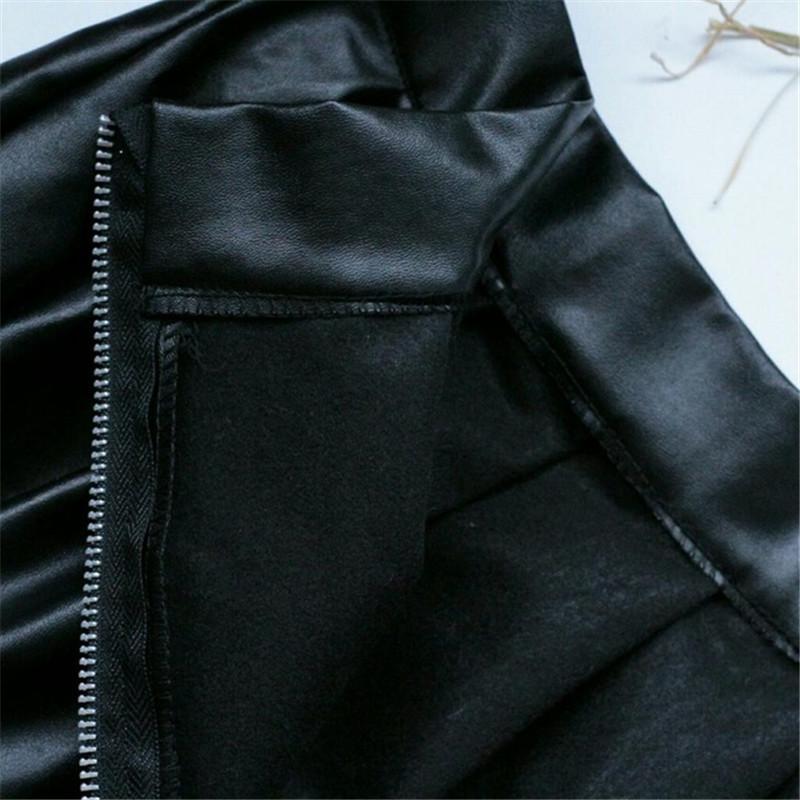 Casual Women's Spring Autumn Solid High Waist Long Pleated Maxi Skirt
