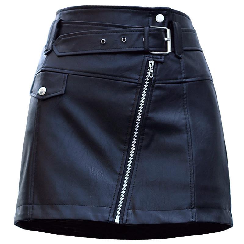 Casual Women's Spring Summer Slim A-line High Waist Mini Office Skirt