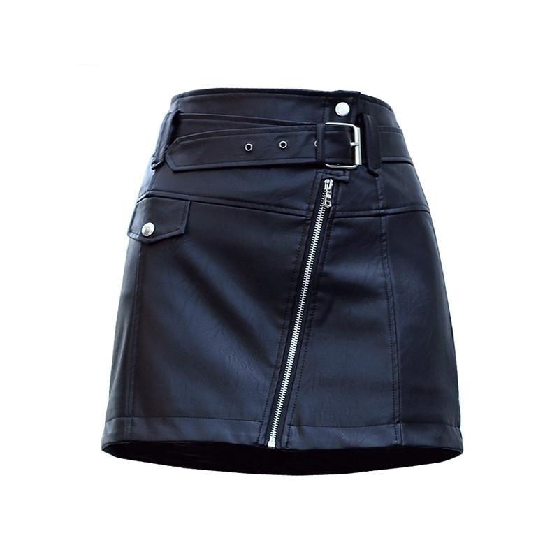Casual Women's Spring Summer Slim A-line High Waist Mini Office Skirt