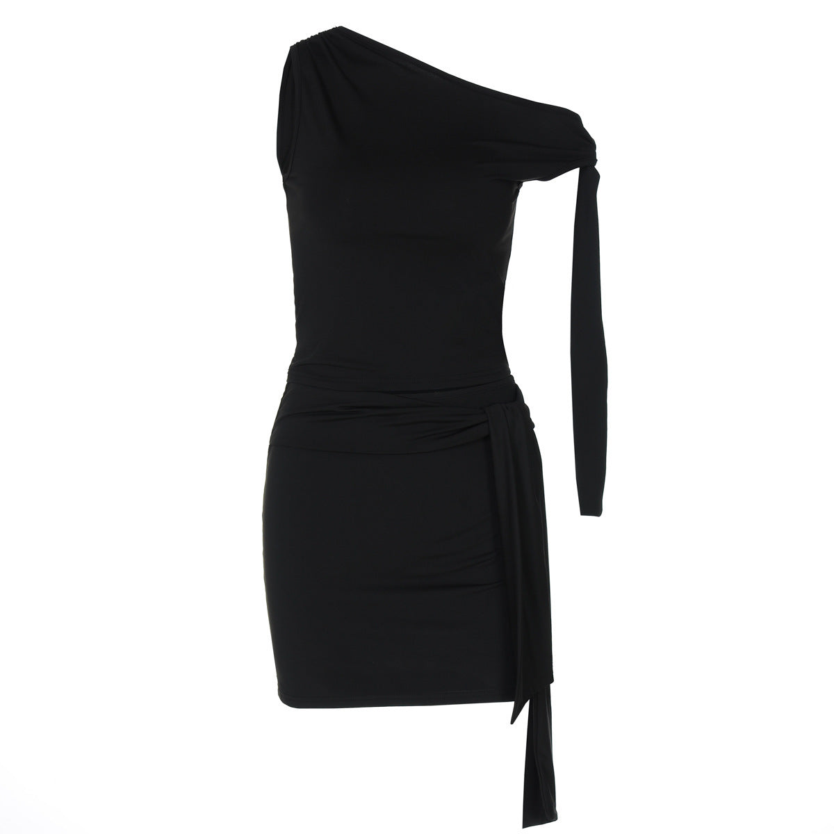 Women's Fashion Diagonal Collar Lace Up Slim Fit Suit
