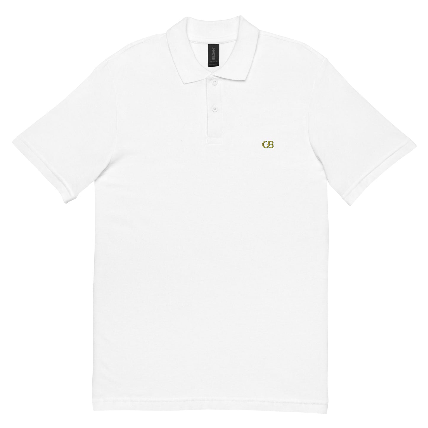 Gerald Black Unisex Pique Polo Shirt YelBlu