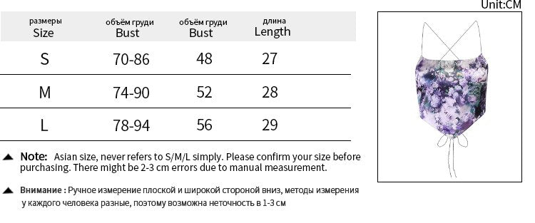 Sexy Women's Floral Halter Neck Asymmetric Hem Backless Bandage Camisoles